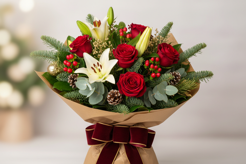 Bouquet de fleurs pour hôtesses et hôtes