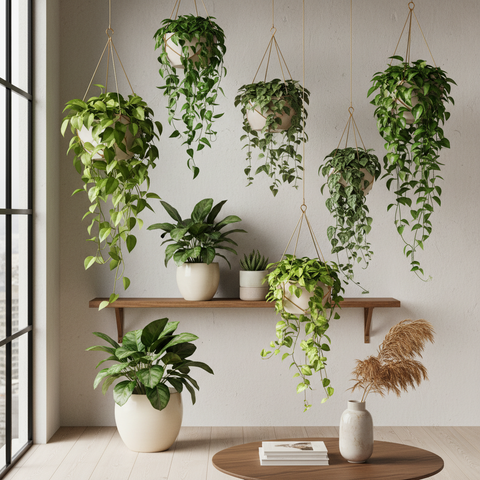 Plantes grimpantes et retombantes