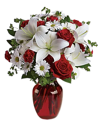 Sois mon bouquet d'amour avec des roses rouges